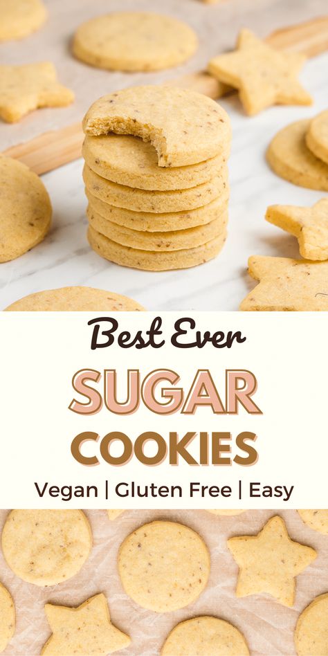 Vegan Sugar Cookies - Vegetarian Mamma Vegan Cookies Nut Free, Gf Vegan Sugar Cookies, Gluten Free Vegan Sugar Cookies, Vegan Gluten Free Sugar Cookies, Vegan Gf Cookies, Christmas Vegan Recipes, Vegan Icing, Vegan Sugar Cookie Recipe, Vegan Cookie Recipe