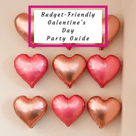 Looking to host an easy budget-friendly Galentine's Party at home and need inspiration for activities, food, and theme then follow along! Teenager Galentines Party, Galentines Party On A Budget, Galentine Party Activities, Galentines Party Activities, Galentines Ideas, Galentine's Party, Day Party Ideas, Food Games, Easy Budget