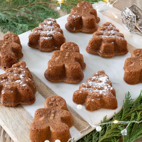 These are the most delicious chewy gingerbread recipe thats easy to make and a holiday favorite. Silicone Mold Christmas Recipes, Gingerbread Mold Recipe, Christmas Molds Baking, Christmas Silicone Molds Recipes, Molded Cookie Recipe, Christmas Tree Baking, Silicone Molds Recipes, Gingerbread Bars, Gingerbread Recipes