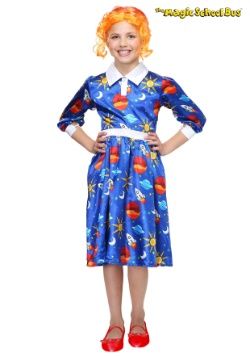 Magic School Bus Ms. Frizzle Kids Costume Miss Frizzle Costume, Frizzle Costume, Mrs Frizzle, Teacher Outfits Dresses, Miss Frizzle, Ms Frizzle, Halloween Science, Printed Satin Dress, Costume For Kids