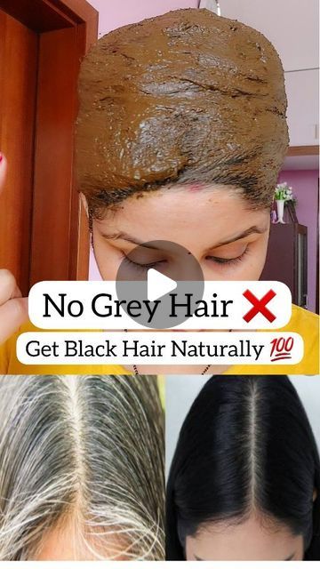 Hair Color Henna, Indigo Powder For Hair, Gray Hair Solutions, Grey Hair Remedies, Indigo Hair, Black And Grey Hair, Grey Hair Don't Care, Henna Powder, Shampoo For Gray Hair