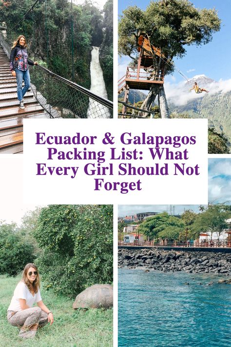 Ecuador Outfit Packing Lists, Ecuador Outfit Ideas, Galapagos Packing List, Ecuador Packing List, Galapagos Islands Outfits, Galapagos Islands Aesthetic, Galapagos Cruise, Travel Ecuador, Galapagos Shark