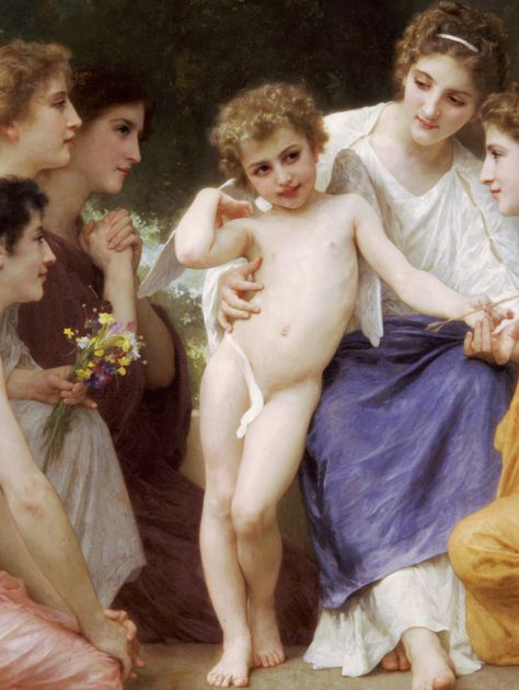 William Adolphe Bouguereau,1897 Face In The Moon, Adolphe Bouguereau, William Adolphe, Le Tarot, William Adolphe Bouguereau, Purchase Card, Tarot Major Arcana, Tarot Astrology, Oracle Tarot