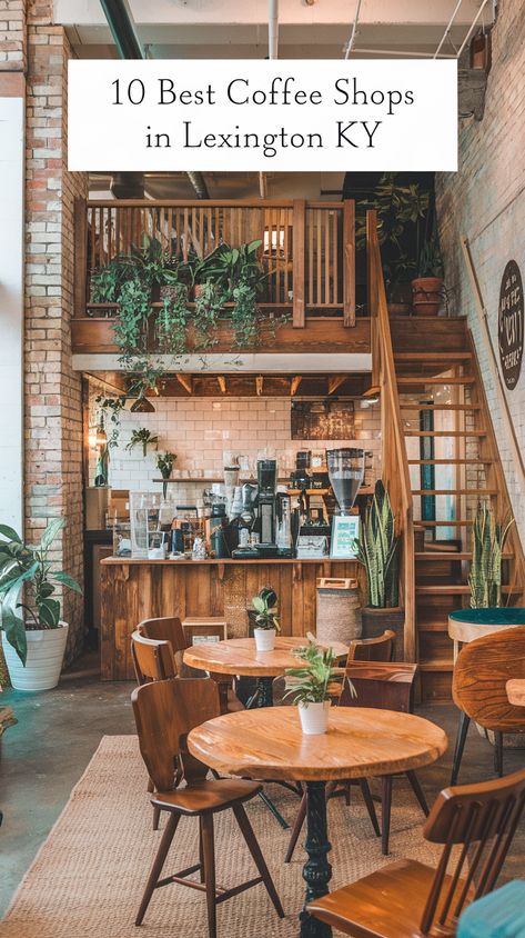 Explore these must-visit coffee shops in Lexington, KY. A treat for your taste buds and your day! Coffee And Gift Shop, Coffee Shop Art, Coffee Shop Counter, Shop Counter Design, Best Coffee Shop, Counter Design, Lexington Kentucky, Lexington Ky, Coffee Shops