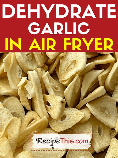 Garlic In Air Fryer, Dehydrating Garlic, Dehydrate Garlic, Air Fryer Frozen Chicken Wings, Barbecue Pulled Pork Recipe, Ninja Foodi Recipes, Chip Butty, Air Fryer Wings, Philips Air Fryer