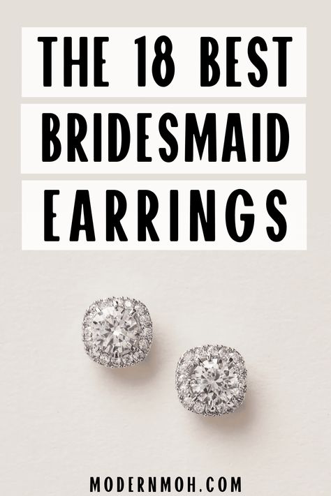 Wedding Party Earrings, Wedding Party Jewelry Ideas, Bridesmaids Earrings Gold, Maid Of Honor Earrings, Bridesmaid Earrings Pearl, Bridal Party Jewelry Ideas, Bridesmaids Accessories Ideas, Bridesmaid Jewelry Ideas Silver, Bridesmaids Jewelry Ideas