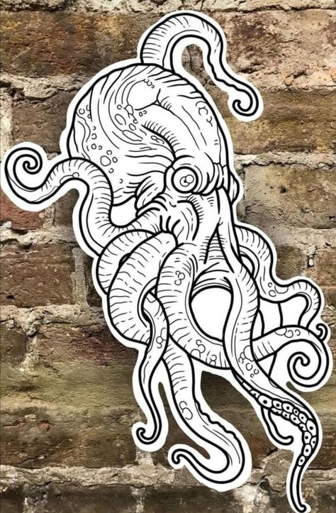 Holding Hands Reference, Traditional Tattoo Stencils, Kraken Tattoo, Hands Reference, See Tattoo, Octopus Tattoo Design, Pirate Tattoo, Octopus Tattoos, Nautical Tattoo