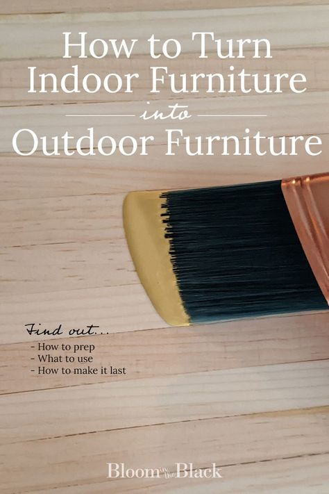 Indoor Furniture Outside, Outdoor Furniture Makeover, Painted Outdoor Furniture, Front Porch Furniture, Waterproof Furniture, Craft Spaces, Diy Outdoor Table, Outdoor Wood Furniture, How To Waterproof Wood