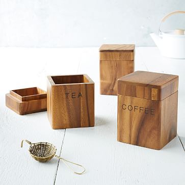 Wood Kitchen Accessories, Wood Canisters, Gold Home Accessories, Wooden Kitchen Utensils, Pay Bills, Wood Accessories, Wooden Plates, Small Wood Projects, Wooden Kitchen