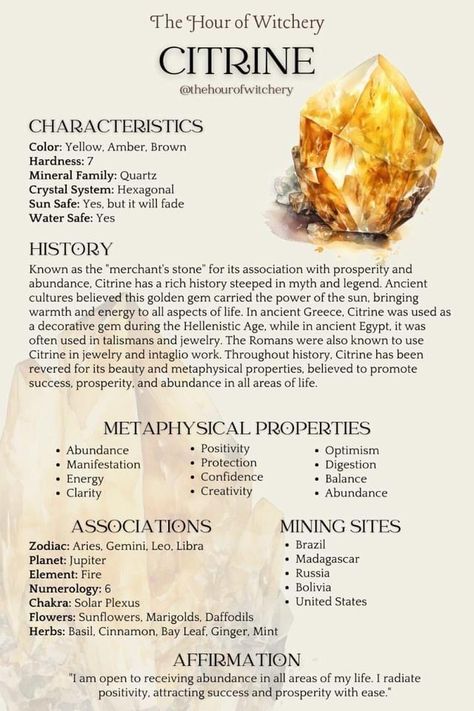 Yellow Citrine Crystal Meaning, Citrine Healing Properties, Citrine Magical Properties, Smoky Citrine Meaning, Citrine Stone Meaning, Citrine Benefits, Citrine Crystal Meaning, Citrine Properties, Energy Stones Crystal Healing