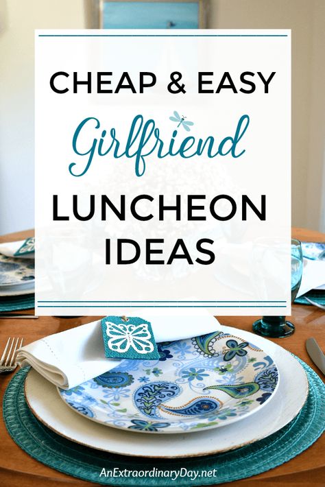 Feel Pressured by Pinterest to Set a Gorgeous Table Invite Your Favorite Gals with these CHEAP & EASY Luncheon and Tablescape Ideas Ladies Who Lunch Party, Ladies Luncheon Ideas Table Decorations Centerpieces, Simple Luncheon Ideas, Table Favors For Spring Luncheon, Ladies Luncheon Tablescapes, Womens Luncheon Ideas Table Decorations, Ladies Luncheon Themes, Spring Luncheon Ideas Ladies Lunch Table Decorations, Easy Luncheon Ideas Simple