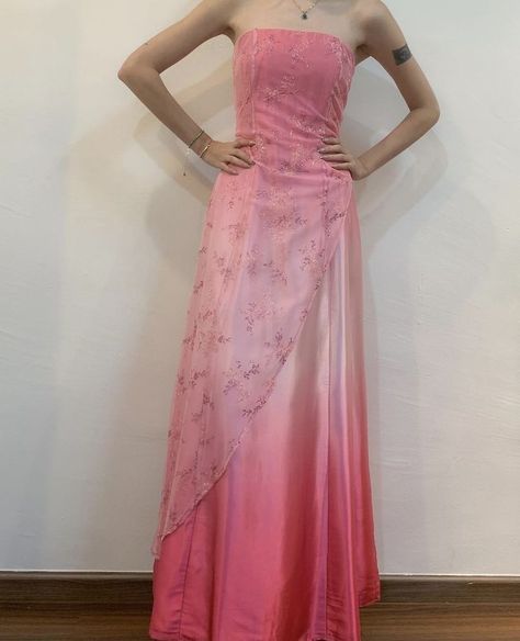 Pink Vintage Prom Dress, 2000 Prom Dress, 2000s Prom Dress, 90s Prom Dress, One Shoulder Prom Dress, Vintage Prom, Prom Dress Inspiration, Sequin Prom Dresses, Prom Dresses Vintage