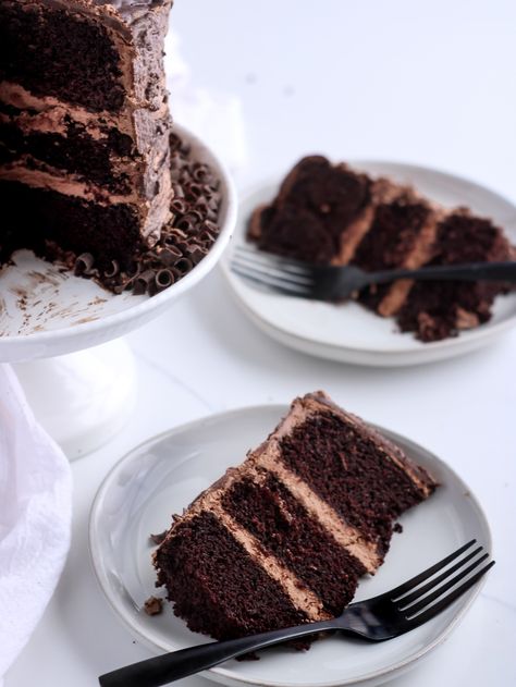 The ULTIMATE Grain-free Chocolate Cake - Grain Free Table Grain Free Chocolate Cake, One Bowl Chocolate Cake Recipe, One Bowl Chocolate Cake, Classic Chocolate Cake Recipe, Gluten Free Chocolate Cake Recipe, Chocolate Cake Recipes, Perfect Chocolate Cake, Gluten Free Cake Recipe, Baked Recipes