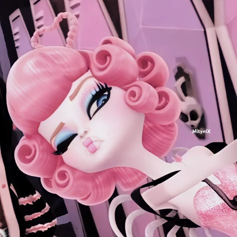 Cupid Monster High Icon, C A Cupid Monster High, Cupid Monster High, Monster High Icon, Cartoon Movies, Monster High, Of Love, Makeup, Pink