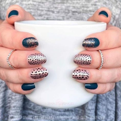 Purr-Diem is one of our newest sets. A clear, leopard print overly! Women Nail Art, Fall Manicure, Animal Print Nails, Tang Dynasty, Street Nails, Colorful Nail Designs, I Love Nails, Water Transfer, Gel Nail Designs