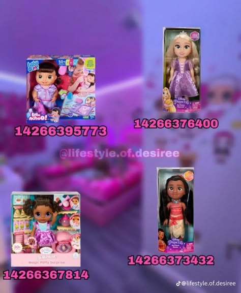 Bloxburg Toys Codes, Bloxburg Toys Decals Codes, Bloxburg Target Decal Codes, Barbie Codes Bloxburg, Toys Bloxburg Decals, Club Roblox House Ideas Kids Bedroom, Bloxburg Toy Store, Princess Decals Bloxburg, Toy Decals Bloxburg