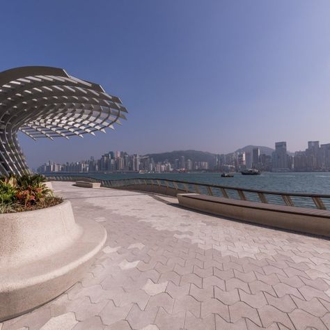 The new Avenue of Stars, in Tsim Sha Tsui, designed by landscape architect James Corner. Avenue Of Stars, New York Central Railroad, Tsim Sha Tsui, New York Central, High Line, Making Waves, Landscape Architect, Another World, Sydney Opera House