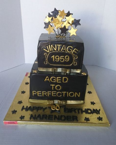 For a lovely 60 year old man 60years Birthday Cake, 95th Birthday Cake Man, 100th Birthday Cakes For Men, 75th Birthday Cake For Man, Men Black And Gold Party Ideas, Birthday Cake 90 Years Old, Birthday Cake For 80 Year Old Man, Birthday Cake For 90 Year Old Man, Birthday Cake For 60 Year Old Man