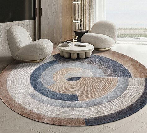 Modern Living Room Rug Ideas, Round Area Rugs, Large Geometric Modern – Paintingforhome Living Room Luxury Modern, Contemporary Round Rugs, Modern Bedroom Rug, Living Room Rug Placement, Mid Century Modern Rugs, Large Modern Rugs, Modern Round Rugs, Area Rugs Modern, Floor Rugs Living Room