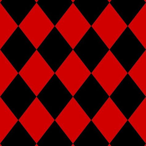 Harlequin - tiles pattern - Red and black version Harlequin Tile, Rh Patterns, Iphone Widgets, Tiles Pattern, Graphic Design Cards, Harlequin Pattern, Love Interest, Black Tiles, Red Checkered