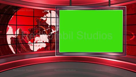 News-20 Broadcast TV Studio Green Screen Background Loopable Croma Key Video, Greenscreen Ideas, Youtube Video Ads, Green Screen Footage, Youtube Editing, Photoshop Backgrounds Backdrops, Tv Studio, Free Green Screen, Episode Backgrounds