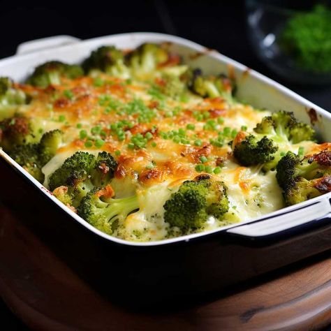 Enkel broccoligratäng 5 Broccoli, Side Dishes, Condiments, Food And Drink, Easy Meals, Pizza, Sauce, Pasta, Pizzas