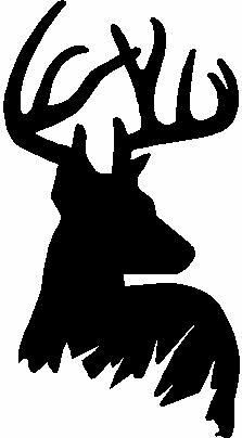 Deer stencil Deer Stencil, Hirsch Silhouette, Deer Head Silhouette, Deer Heads, Hunting Decal, Fishing Decals, Deer Silhouette, Wood Burning Patterns, Silhouette Stencil