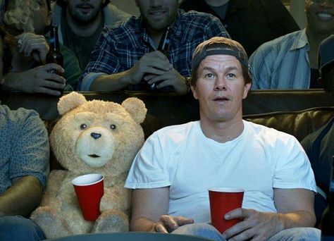 Ted Gray November, Ted Movie, Ted Bear, Garrett Hedlund, Ted Bundy, Mark Wahlberg, Funny Movies, Matching Pfps, Movie Scenes