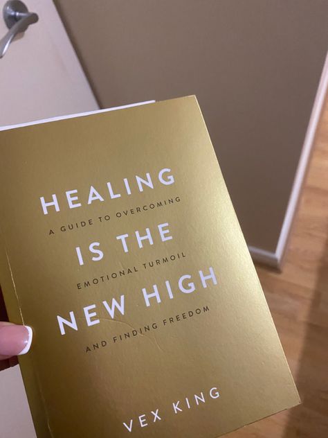 Healing Is The New High Book, Vex King Book, Books To Heal, Vex King, Novel Books, Power Of Manifestation, Healing Books, Book Recommendation, Books You Should Read