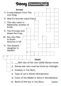 Free Printable Disney Crossword Puzzles Disney Crossword Puzzles Printable, Printable Crossword Puzzles, Crossword Puzzles, Disney Stars, Crossword Puzzle, Puzzles For Kids, Riddles, Disney Movies, Free Printables