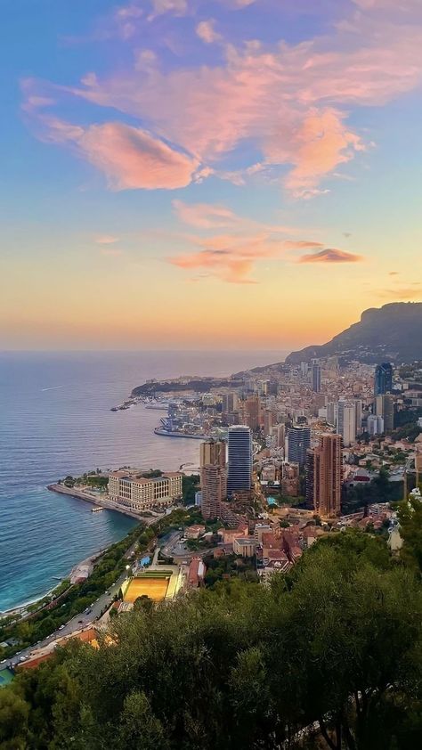 Monaco 🇲🇨 Monte Carlo Wallpaper, Monaco Wallpaper, Montecarlo Monaco, Pretty Landscapes, Dream City, Dream Holiday, Future Travel, City Aesthetic, Beautiful Places To Travel