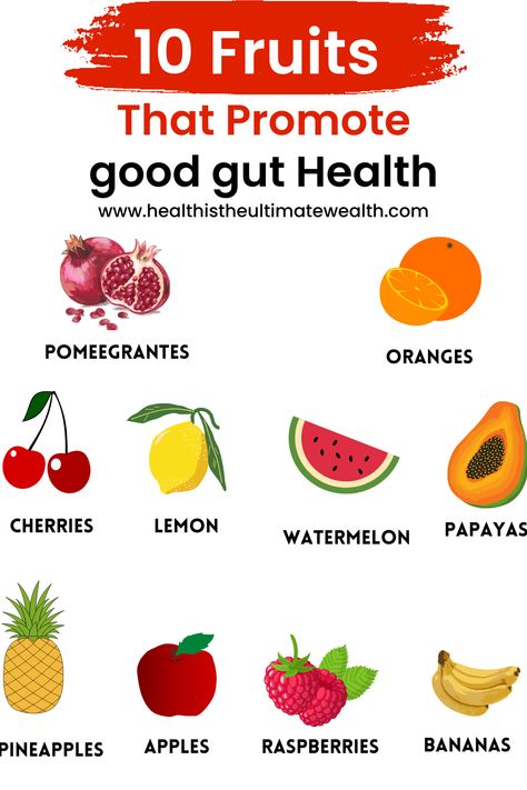 Fruits For Digestion, Gut Healthy Vegetables, Fruits Good For Digestion, Gut Health Fruit, Fruits For Gut Health, Foods For Colon Health, Gut Health Snacks, Colon Healthy Foods, Fruit For Gut Health