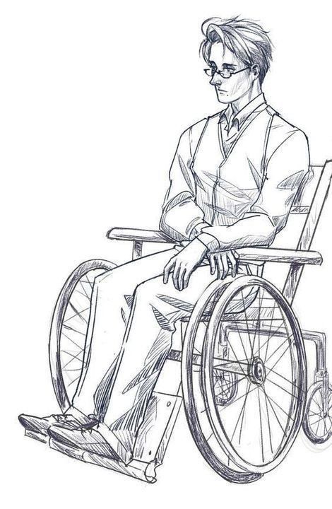 Wheelchair Drawing, Aph Austria, Person Drawing, Guy Drawing, Boy Art, Drawing Base, Drawing Poses, Manga Drawing, Art Reference Photos