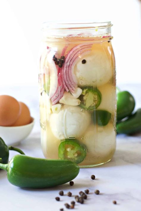 Jalapeno Pickled, Best Pickled Eggs, Picked Eggs, Pickled Eggs Recipe, Braggs Apple Cider, Braggs Apple Cider Vinegar, Pickled Eggs, Pickling Spice, Pickled Garlic