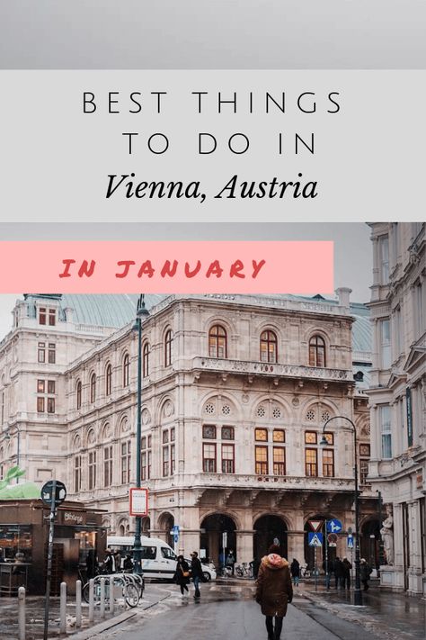 Best Things to Do in Vienna in January, Austria | Moon & Honey Travel Austria In January, Vienna In January, Vienna January, Vienna Trip, Coffee House Cafe, Europe Winter Travel, Things To Do In Vienna, Vienna Travel, Vienna State Opera