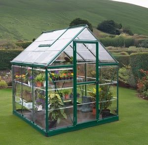 Small Greenhouses | Free UK Delivery Glass House Garden, Greenhouse Heaters, Polycarbonate Roof Panels, Diy Greenhouse Plans, Hobby Greenhouse, Large Greenhouse, Polycarbonate Greenhouse, Home Grown Vegetables, Polycarbonate Panels