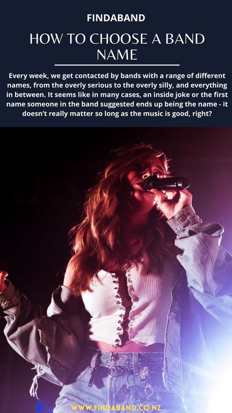 Every week, we get contacted by bands with a range of different names, from the overly serious to the overly silly, and everything in between. It seems like in many cases, an inside joke or the first name someone in the band suggested ends up being the name - it doesn’t really matter so long as the music is good, right? Wrong! Your band name matters a lot. It’s the first impression your prospective client will get of your band. It will create a picture in their mind of the type of band you are. Band Ideas Name, Band Names Ideas, Reception Songs, Wedding Music Ideas, Reception Music, Wedding Reception Music, Band Names, Inside Joke, Cover Letter Sample