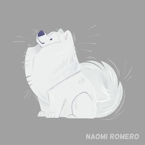 All Posts • Instagram Samoyed Illustration, August 22, Doodle Sketch, The Cloud, Dog Days, Insta Art, A Smile, Puppy Love, Doodles