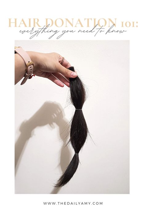 Everything you need to know about donating your hair | FAQ hair donation Hair Donation Haircut, Hair Donation Before And After, Donate Hair Before And After, Asking For Donations Letter, Donate Hair, Charities To Donate To, Donation Quotes, Donations Needed, Hair Donation