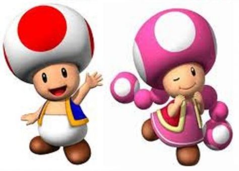 toad & toadette (12 pieces) Toad And Toadette Drawing, Toad And Toadette, Toadette Costume, Super Mario Bros Characters, Mario Bros Characters, Mario Halloween Costumes, Toad Costume, Super Mario Bros Games, Princesa Peach