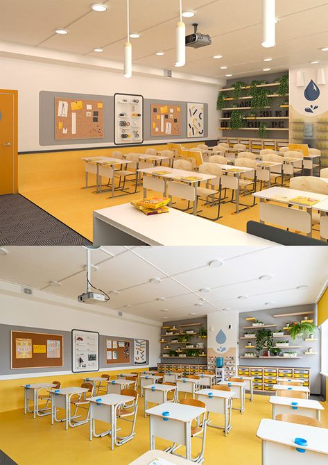 Classroom Interior Design, Classroom Architecture, Education Design Interior, Kindergarten Interior, Classroom Interior, School Building Design, College Architecture, Lash Paradise, Modern Classroom