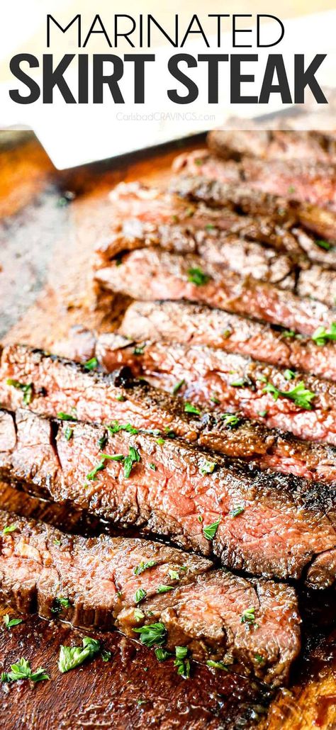 Quick Skirt Steak Recipes, Perfect Skirt Steak, How To Make Skirt Steak Tender, Simple Skirt Steak Recipes, Paleo Skirt Steak Recipes, Skirt Steak Smoker Recipes, Skirt Steak Recipes Marinade Beef Fajitas, Tender Grilled Steak, Beef Skirt Steak Recipes Oven