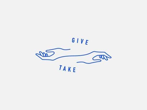 Give / / Take Dibujo Simple, Drawings Simple, 로고 디자인, Tattoo Inspo, I Tattoo, Inspire Me, The Words, Line Art, Body Art