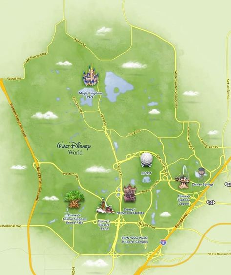 Disney World Map Disney World Map, Disney World Tips And Tricks, Disney Cruise Line, Disney Vacation, Disney World Resorts, Disney Cruise, Disney Vacations, Walt Disney World, Disney World