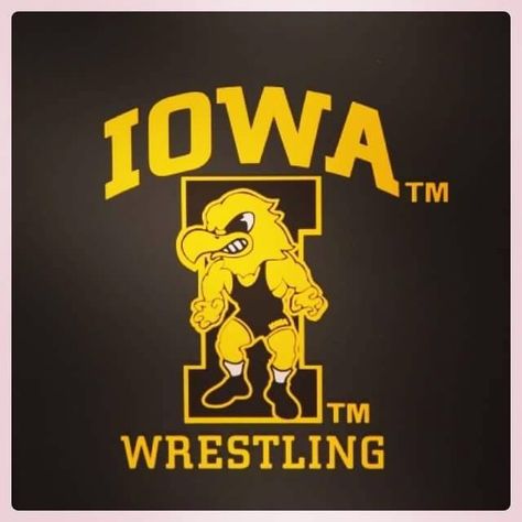 Iowa Hawkeyes Wrestling, Iowa Wrestling, College Wrestling, Wrestling Quotes, Golf Tiger Woods, Iowa Hawkeye, Wrestling Mom, Golf Quotes, University Logo