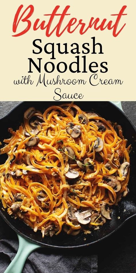 Butternut Noodle Recipes, Butternut Squash Noodles Recipes Healthy, Butternut Squash Spiral Recipes, Butternut Squash Noodles Recipes, Squash Noodle Recipes, Keto Butternut Squash, Squash Noodles Recipes, Butternut Squash Spaghetti, Spiralized Butternut Squash