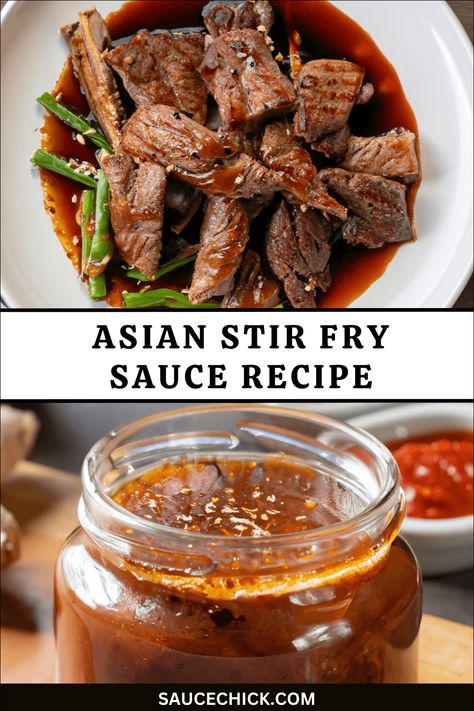 Asian Stir Fry Sauce Recipe: Infuse Flavor into Every Wok Asian Sauce Recipes Stir Fry, Stir Fry Marinade, Asian Condiments, Asian Stir Fry Sauce, Asian Sauce Recipes, Savoury Sauces, Fry Sauce Recipe, Chinese Sauces, Stir Fry Sauce Easy