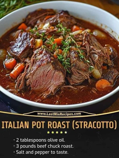 Slow Cook Pot Roast, Italian Roast Beef, Italian Pot Roast, Slow Cooker Roast Beef, Comforting Dinner, Italian Roast, Recipes Italian, Baked Bean Recipes, Classic Italian Dishes