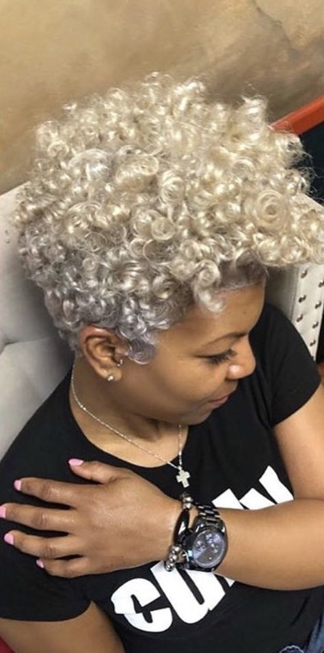 Blonde Natural Hair, Twisted Hair, Tapered Natural Hair, Natural Hair Cuts, Tapered Hair, Natural Hair Short Cuts, Mohawks, Tapered Haircut, Curly Short