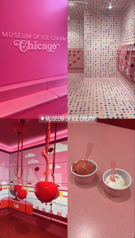 Chicago Ice Cream Museum, Fun Things To Do In Chicago, Birthday In Chicago, Fun Places In Chicago, Chicago Places To Visit, Ice Cream Museum, Chicago Weekend, Chicago Travel Guide, Museum Of Ice Cream